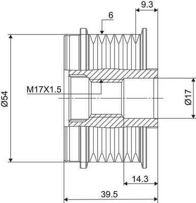 Alternatör serbest hareketi VALEO NEW SPARE PART