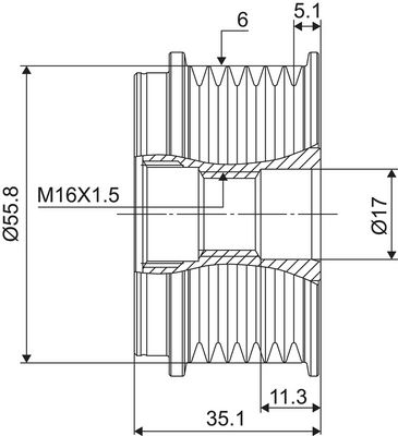 Alternatör serbest hareketi VALEO NEW SPARE PART