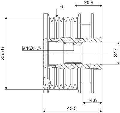 Alternatör serbest hareketi VALEO NEW SPARE PART