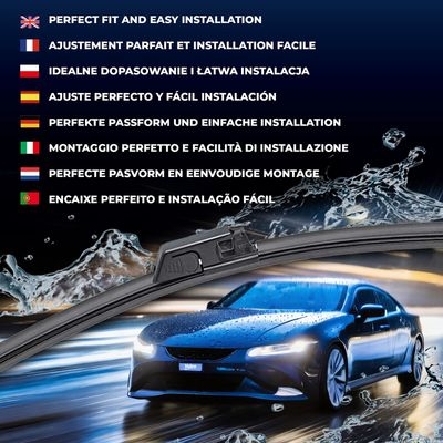 Silecek süpürgesi SILENCIO FLAT BLADE SET