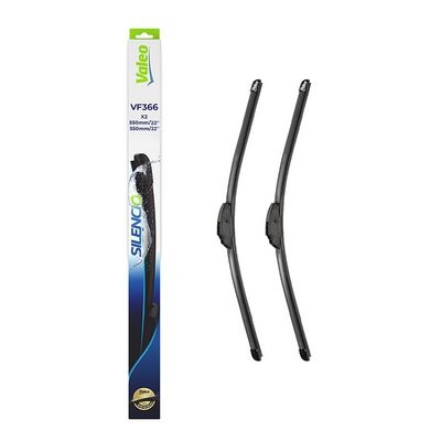 Silecek süpürgesi SILENCIO FLAT BLADE SET