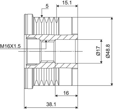 Alternatör serbest hareketi VALEO NEW SPARE PART