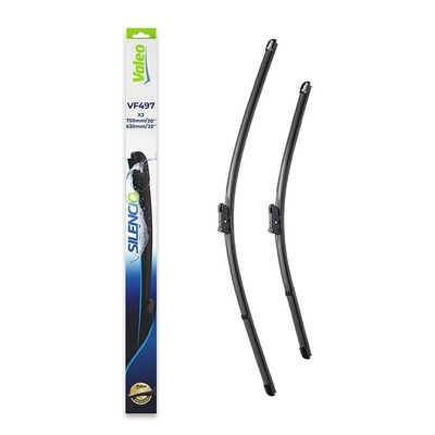Silecek süpürgesi SILENCIO FLAT BLADE SET