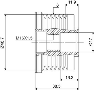 Alternatör serbest hareketi VALEO NEW SPARE PART