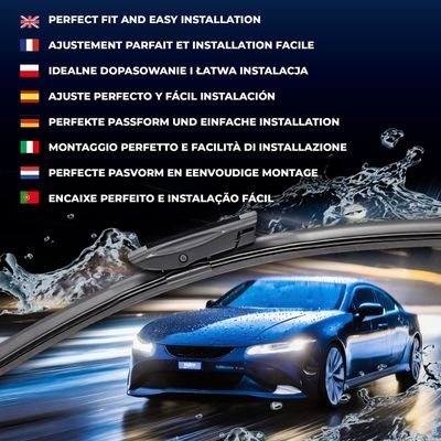 Silecek süpürgesi SILENCIO FLAT BLADE SET