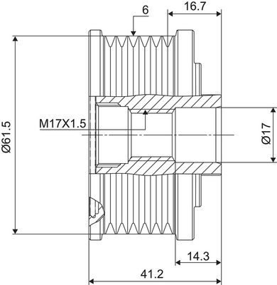 Alternatör serbest hareketi VALEO NEW SPARE PART
