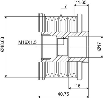 Alternatör serbest hareketi VALEO NEW SPARE PART