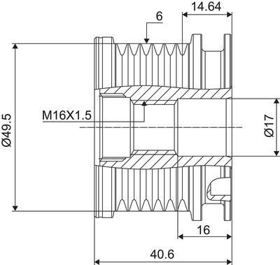 Alternatör serbest hareketi VALEO NEW SPARE PART