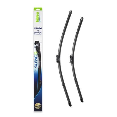 Silecek süpürgesi SILENCIO FLAT BLADE SET