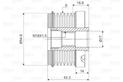 Alternatör serbest hareketi VALEO NEW SPARE PART