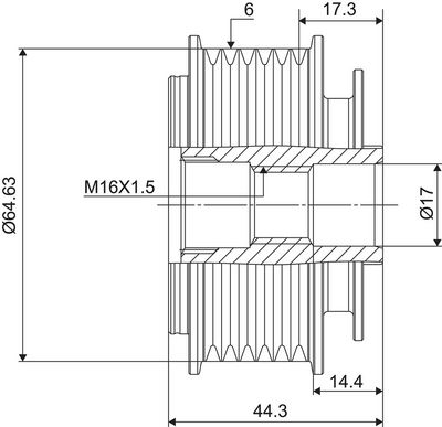 Alternatör serbest hareketi VALEO NEW SPARE PART