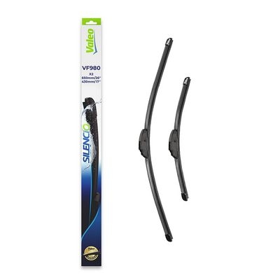 Silecek süpürgesi SILENCIO FLAT BLADE SET
